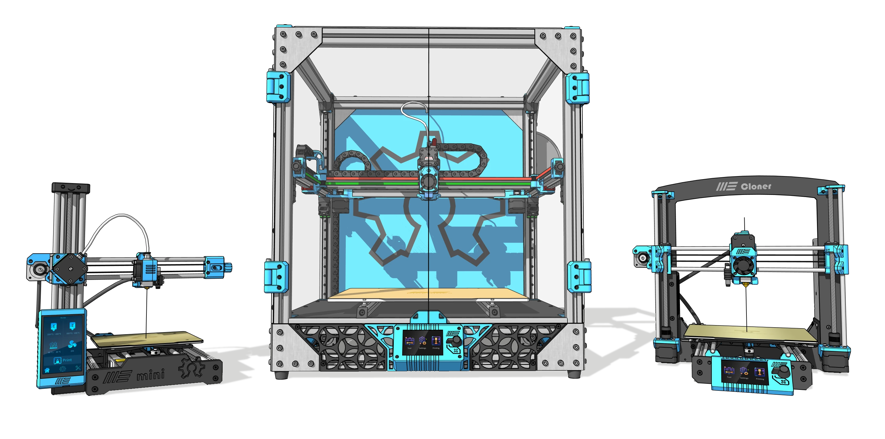 My Machines 3D Printers Lineup